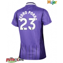 Camiseta Tottenham Hotspur Pedro Porro #23 Tercera Equipación para mujer 2026-27 manga corta